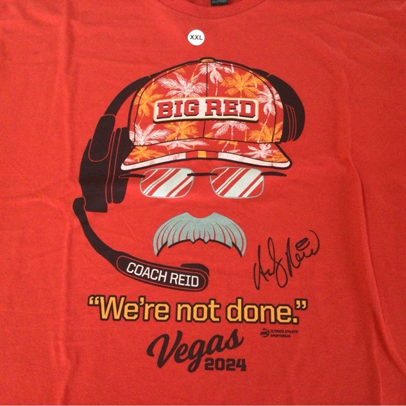 Andy Reid / KC Chiefs T-Shirt. Red. Size XXL. - Picture 2 of 3